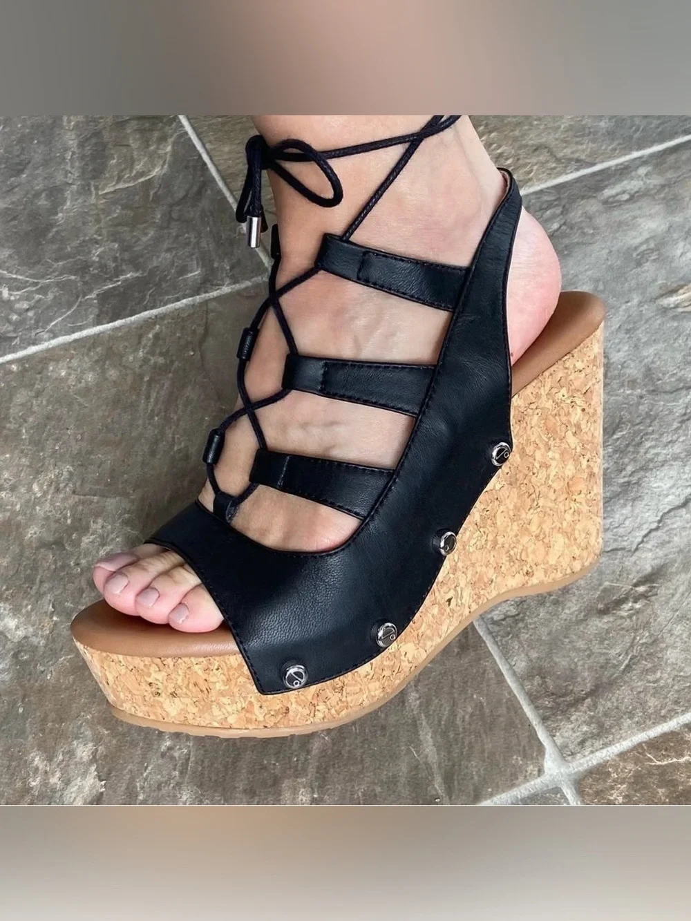 RARE Cat Perkins Convertible Wedge Sandals Size6 | Worn Once | 5 Interchangeable